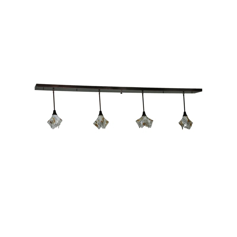 Meyda Lighting Metro Fusion 90.25'' 4 -Light Track Track Kit with Dimmable