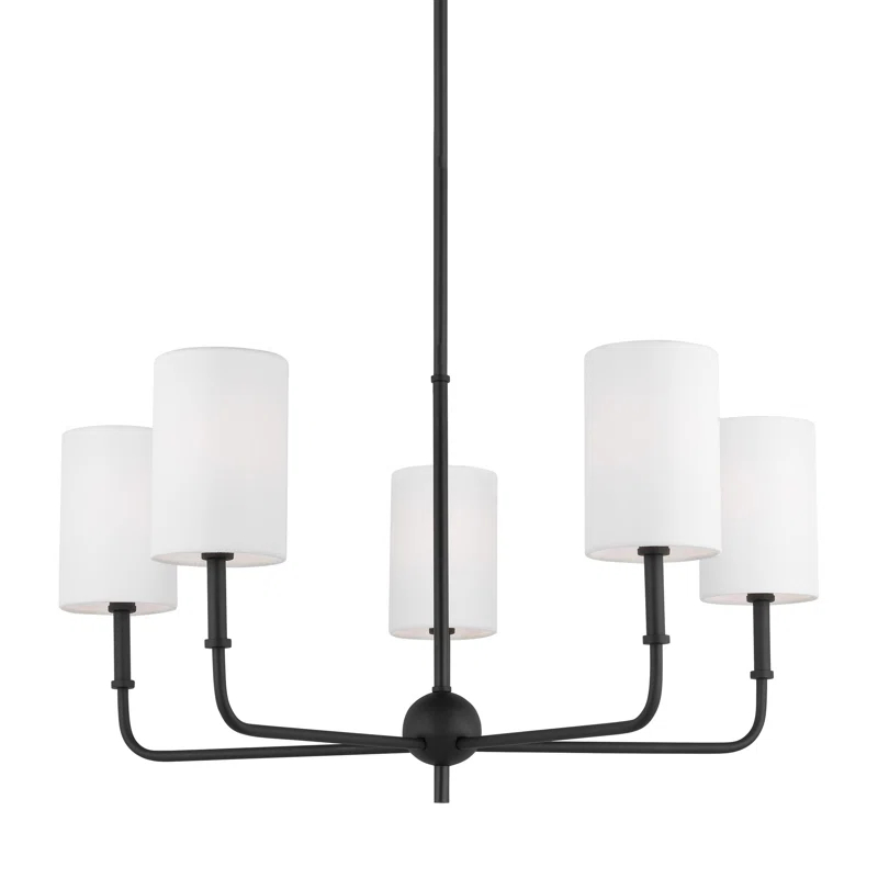Rowley 5 Light Metal Dimmable Chandelier