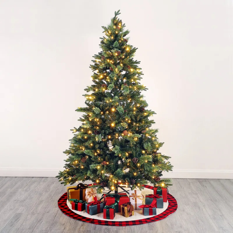 Safavieh Couture 7.5' Lighted Pine Christmas Tree