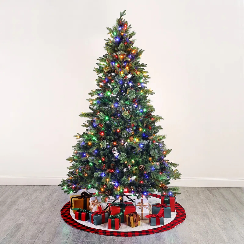 Safavieh Couture 7.5' Lighted Pine Christmas Tree