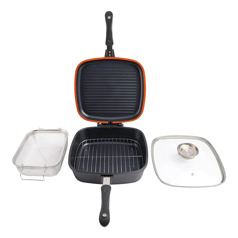 Kenmore 5 Piece Nonstick Multi Function Cookware Set In Black | Wayfair