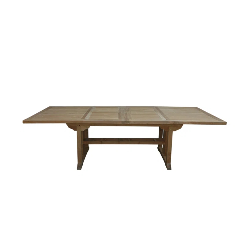 Anderson Teak  Sahara 106 in. Rectangular Double Extension Table