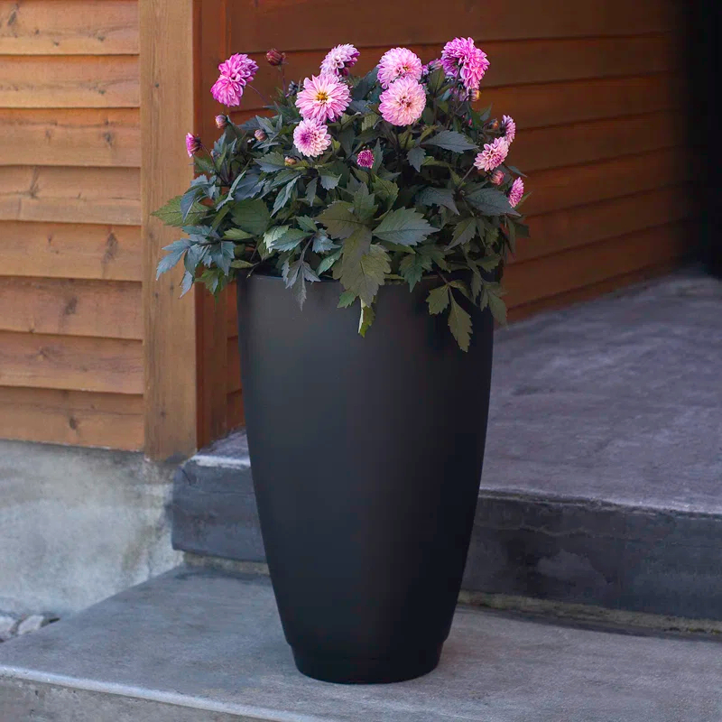 Mayne Inc. Caprio Tall Resin Pot Planter with Water Reservoir