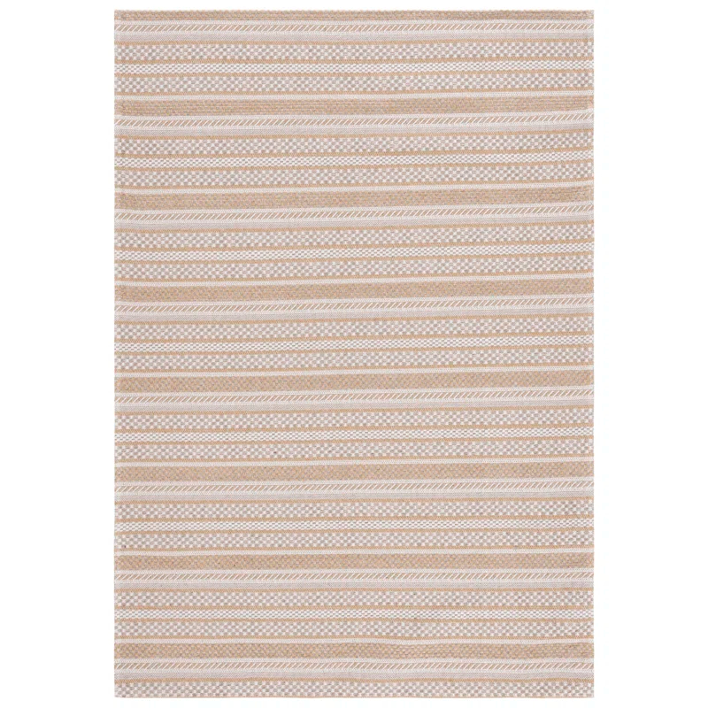 Martha Stewart Rugs Martha Stewart 412 100% Cotton Striped Rug