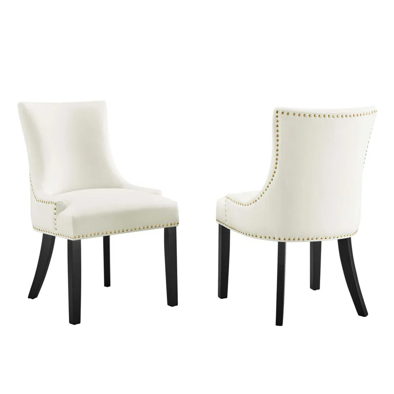 Modway Marquis Performance Velvet Dining Chairs by Modway (Set of 2)