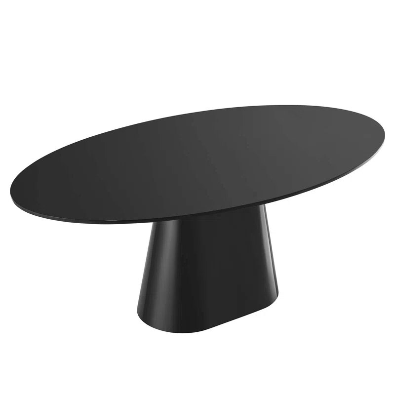 ESTETICA FURNITURE Modway Provision 75" Oval Dining Table & Reviews | Wayfair