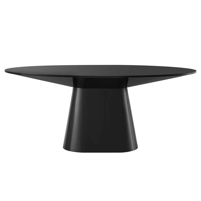 ESTETICA FURNITURE Modway Provision 75" Oval Dining Table & Reviews | Wayfair