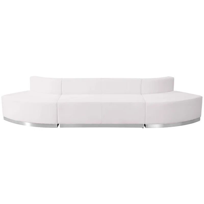 Flash Furniture HERCULES Alon Series LeatherSoft Reception Configuration, 3 Pieces
