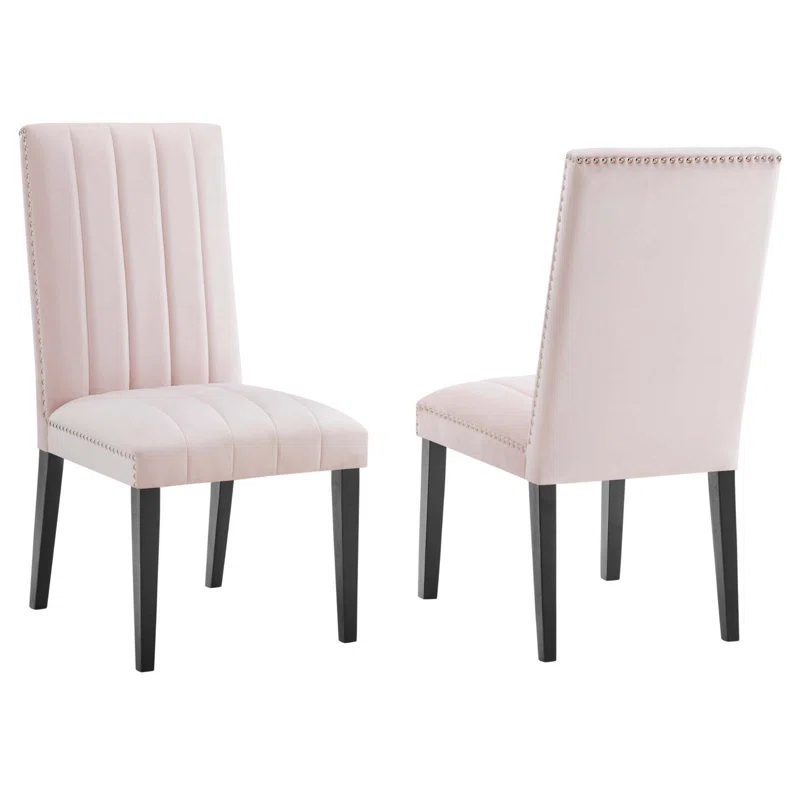 Modway Modway Catalyst Performance Velvet Dining Side Chairs - Set of 2