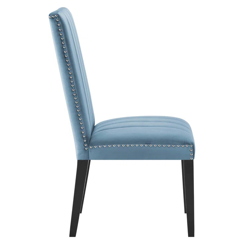 Modway Catalyst Performance Velvet Dining Side Chairs - Set of 2