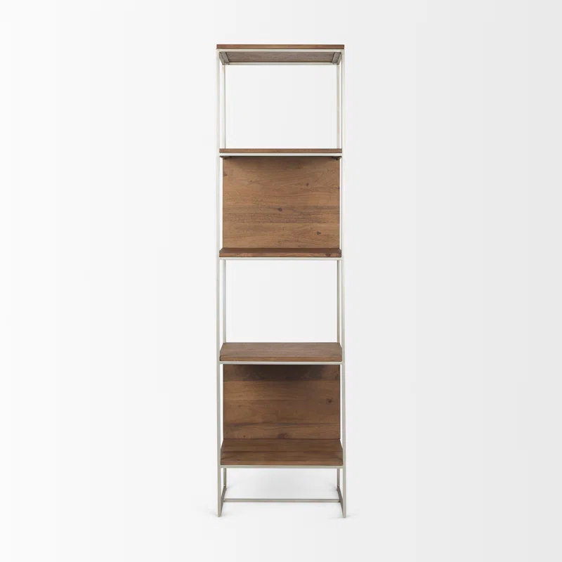 Sagan Narrow Etagere Bookcase