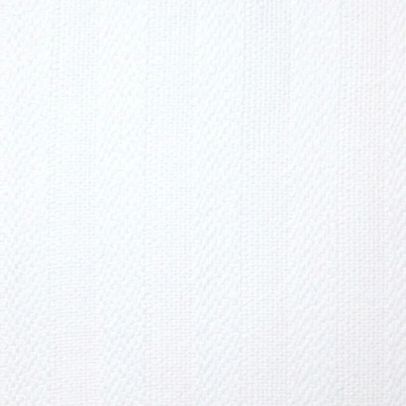Tavira Sophisticated White Striped Cotton Full/Queen Blanket