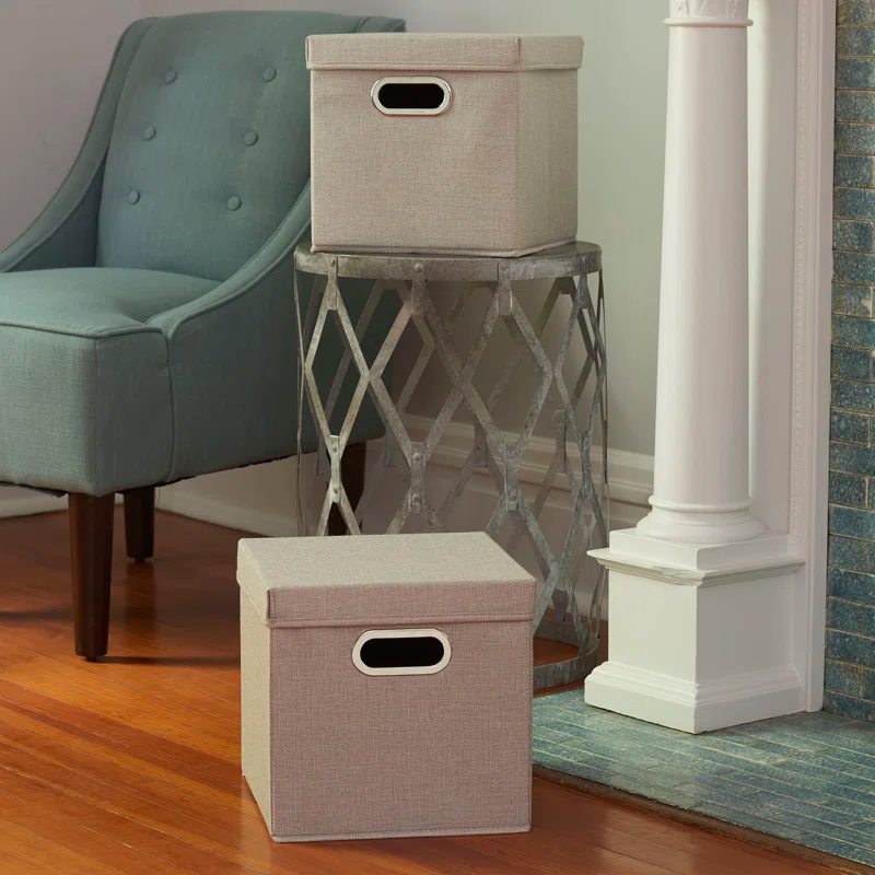 Household Essentials Household Essentials Fabric Bin (Set of 2)