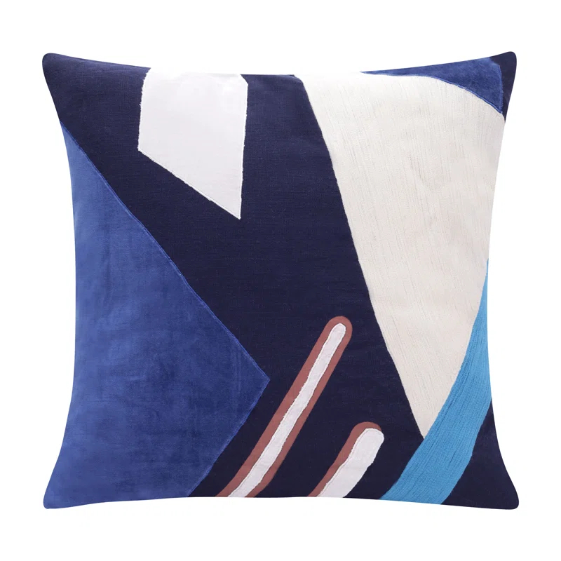 Astri Modern Patchwork Handmade Cotton Decorative Throw Pillow