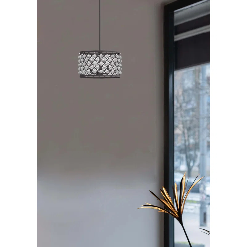 Rosdorf Park Aronda 3 - Light Dimmable Drum Chandelier