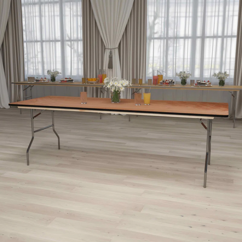 Flash Furniture Marcott Rectangular Wood Folding Event Table by Flash Furniture