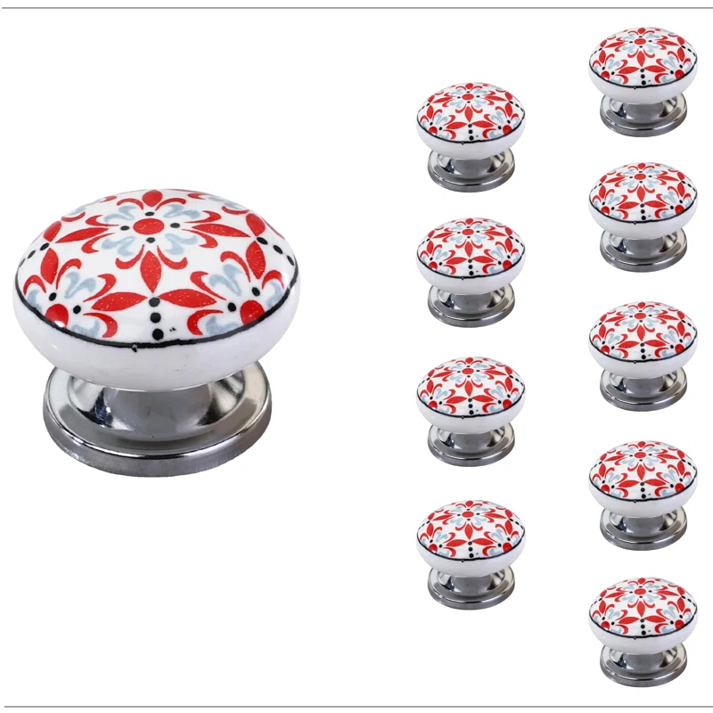 Mascot Hardware Fleur De Lis 1 1/2" Flat Cabinet Knob | Wayfair