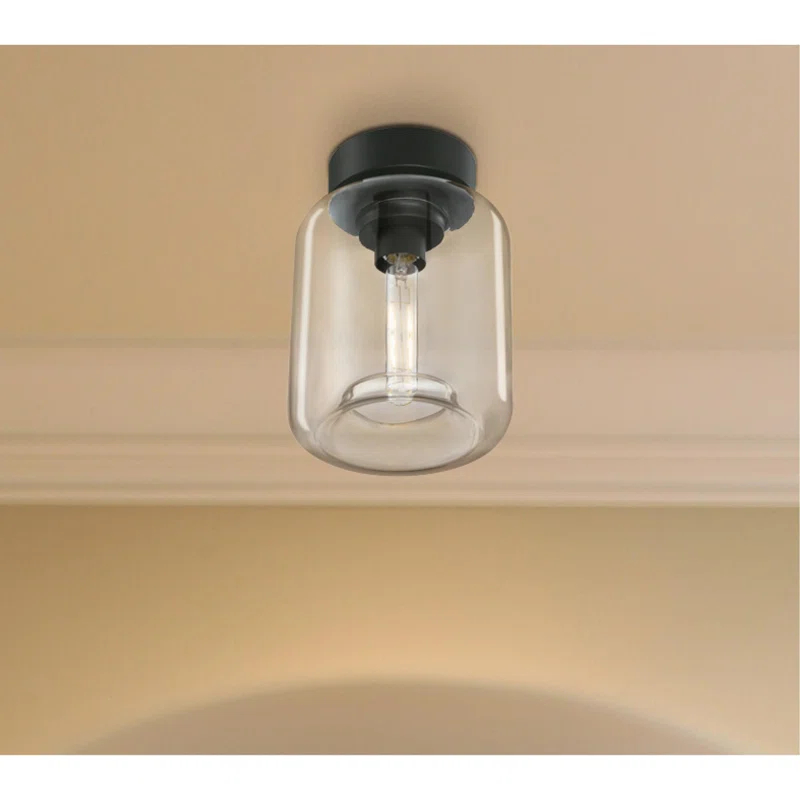 Judd Glass Semi Flush Mount