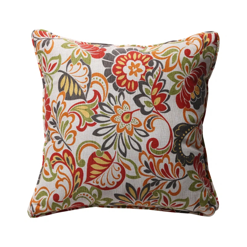 Pillow Perfect Striped Indoor/Outdoor Reversible Throw Pillow (Set of 2)