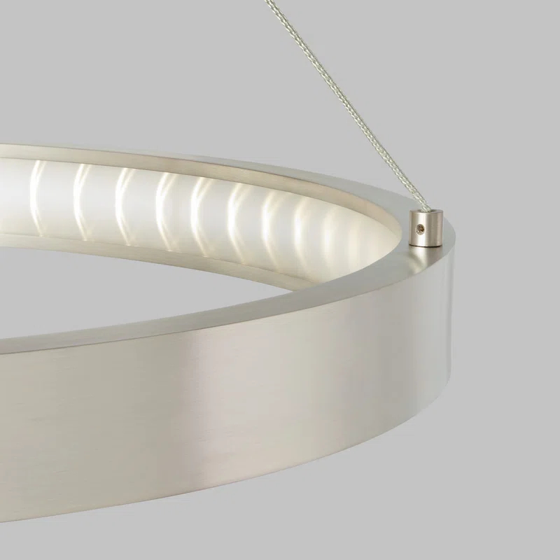 Medieval Twinkle 48" LED Chandelier in Satin Nickel