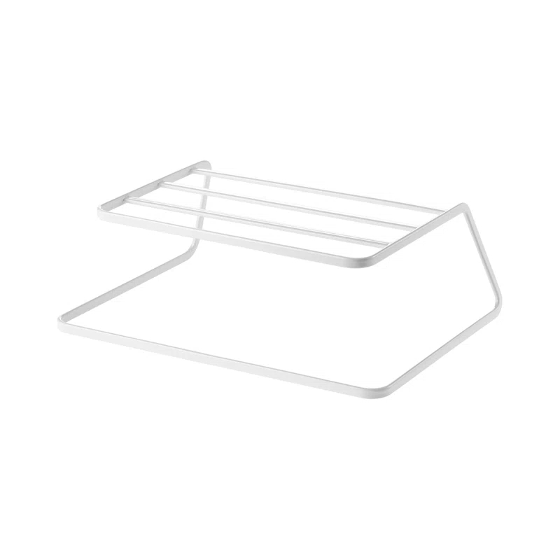 Yamazaki Home Dish Riser - Shelf Organizer & Storage For Kitchen Cabinets, Steel