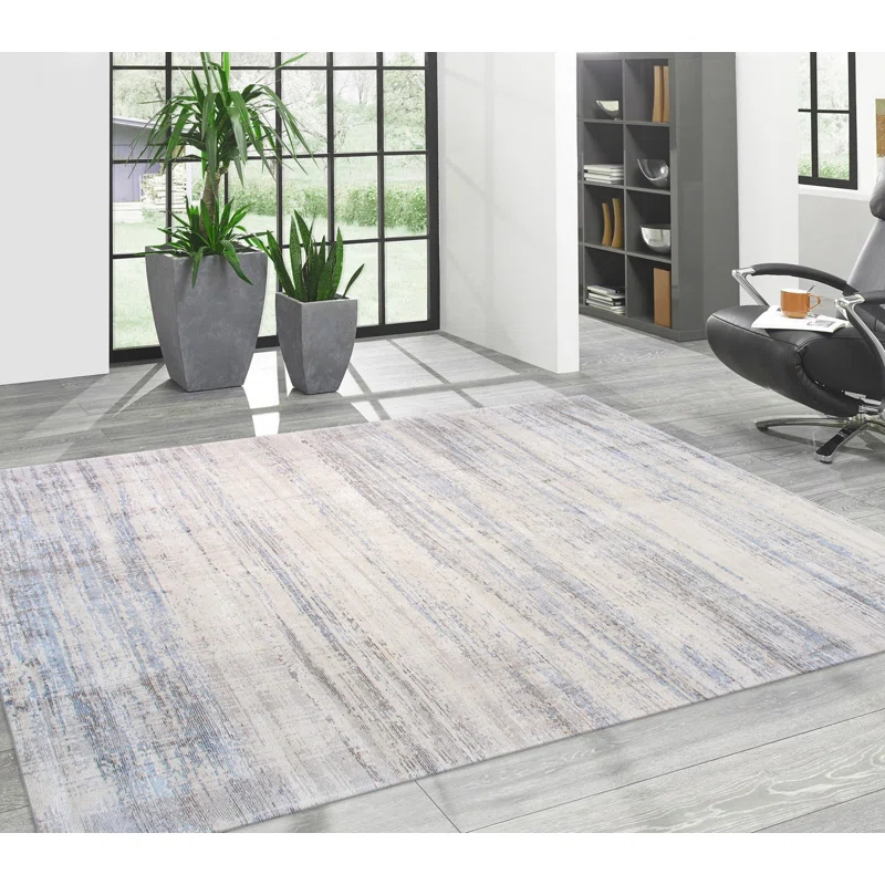 Pasargad Viscose Abstract Rug