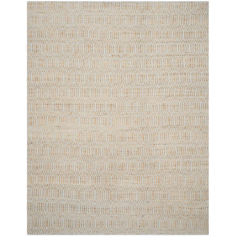 Safavieh Bourne Hand Woven 80% Jute, 20% Cotton Geometric Rug