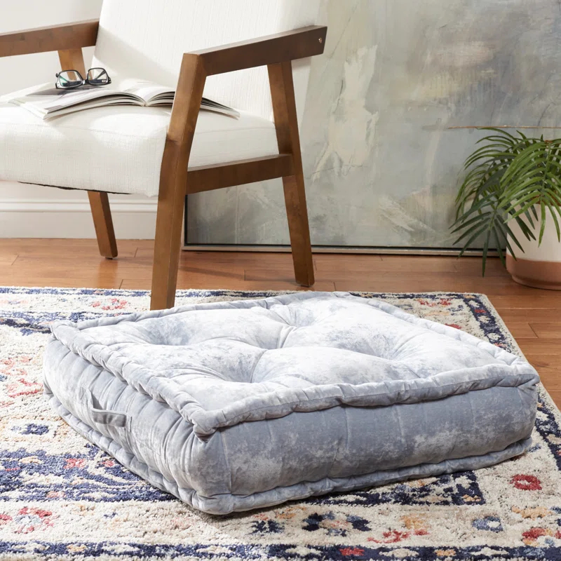 Safavieh Belia Buttons Reversible Throw Pillow