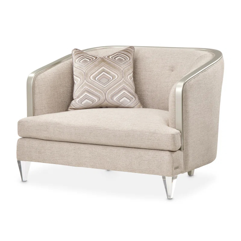 Michael Amini Camden Court Upholstered Chair And A Half