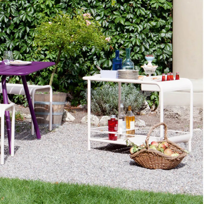 Luxembourg Metal Bar Cart