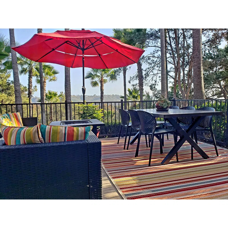 Outdoor Stacking Dining Side Chair (Set of 2)