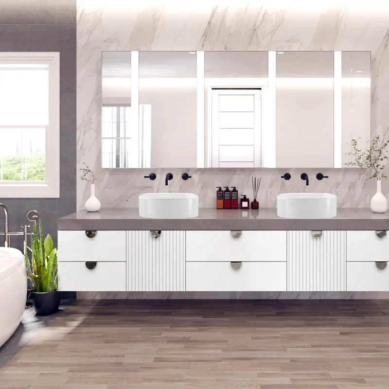 Regatta Poured Square Vessel Bathroom Sink