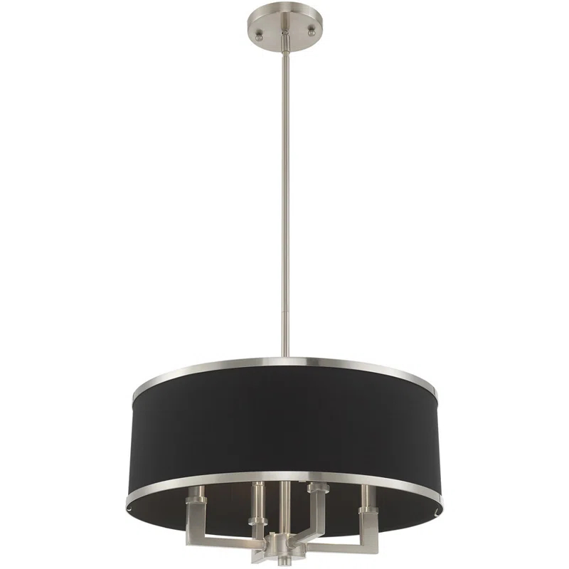 4 - Light Drum Chandelier