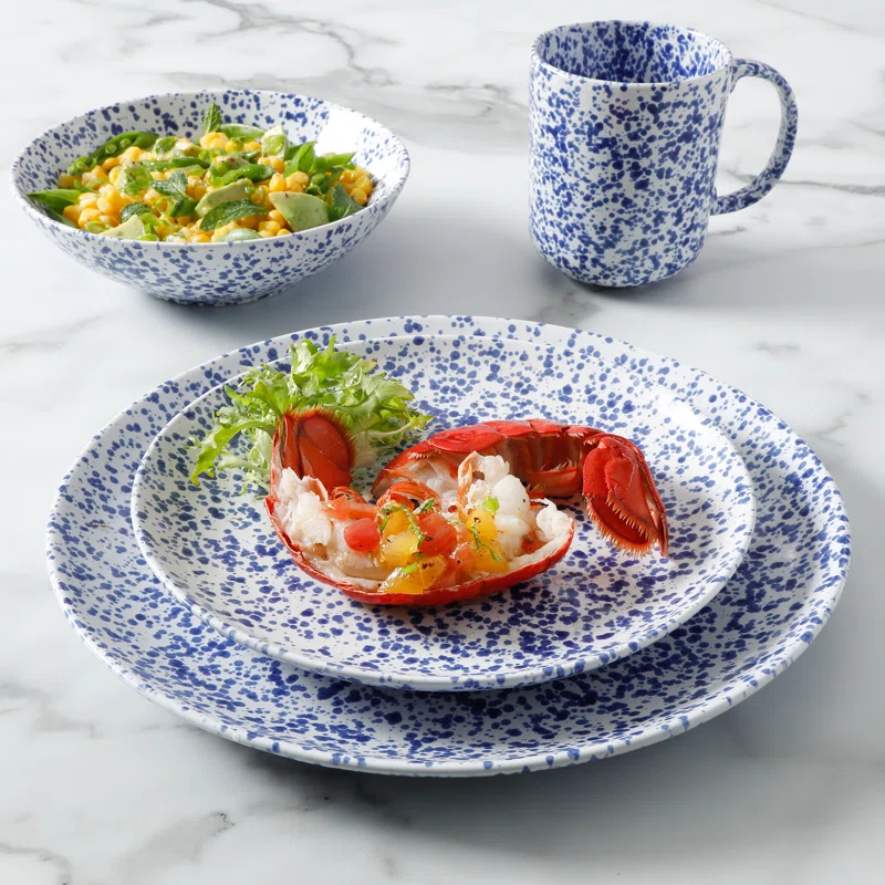 Warham Stoneware Dinnerware Set - Service for 4