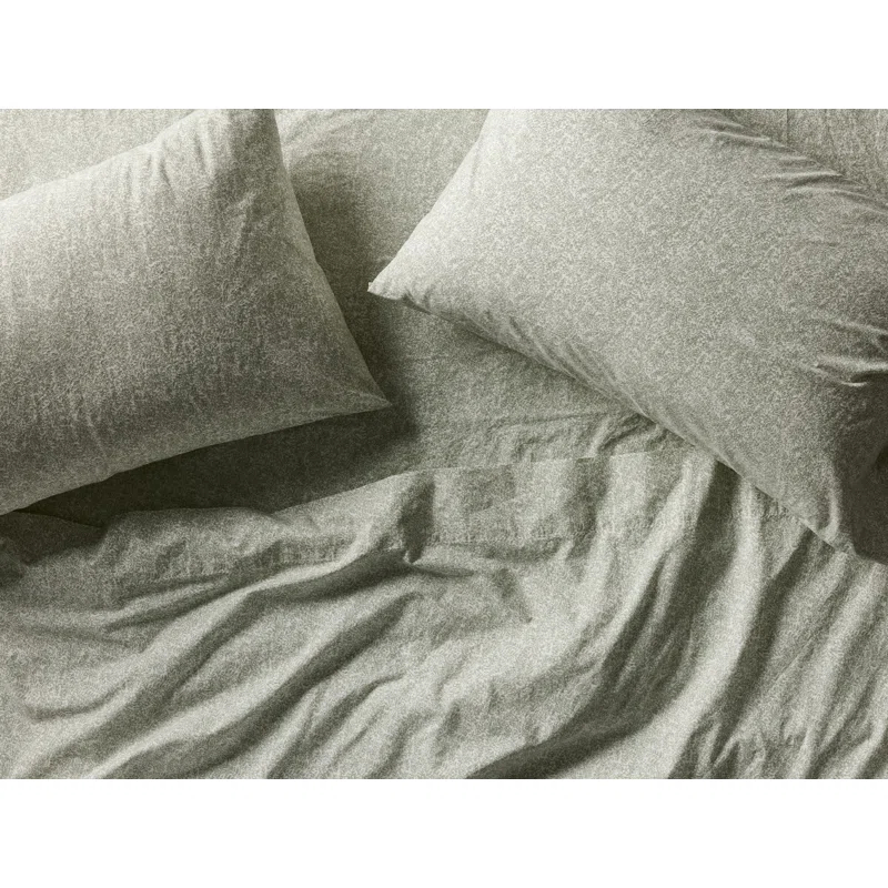Organic Print Percale Sheet Set
