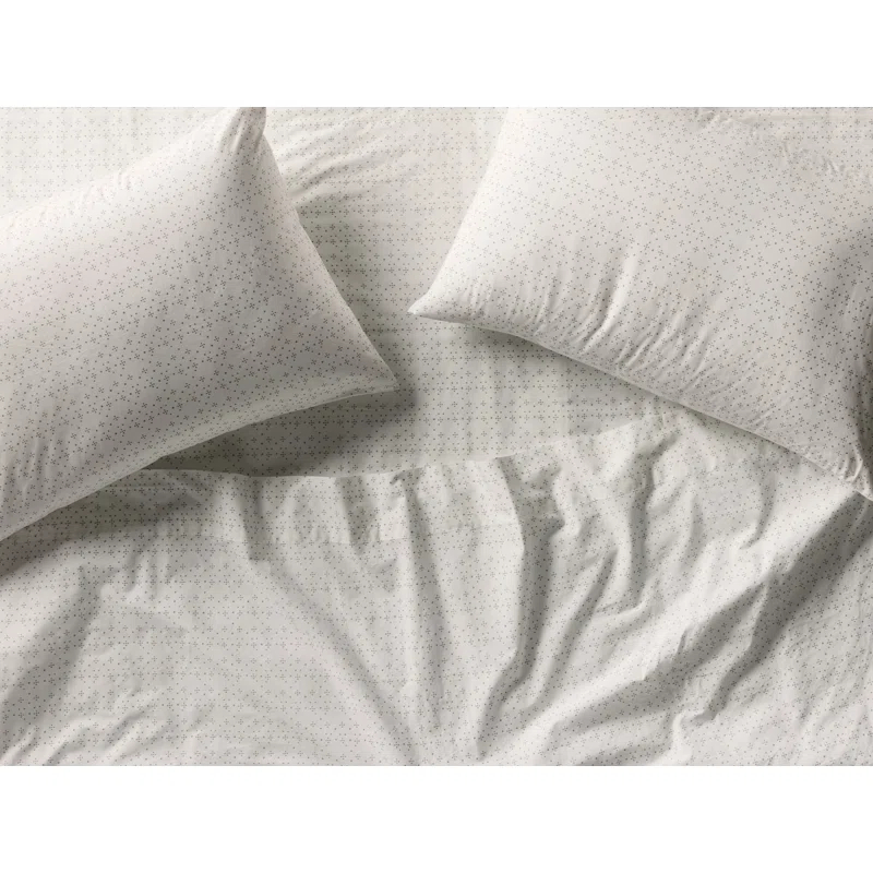 Organic Print Percale Sheet Set