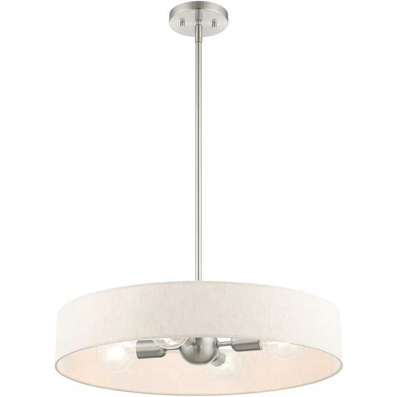 4 - Light Drum Chandelier