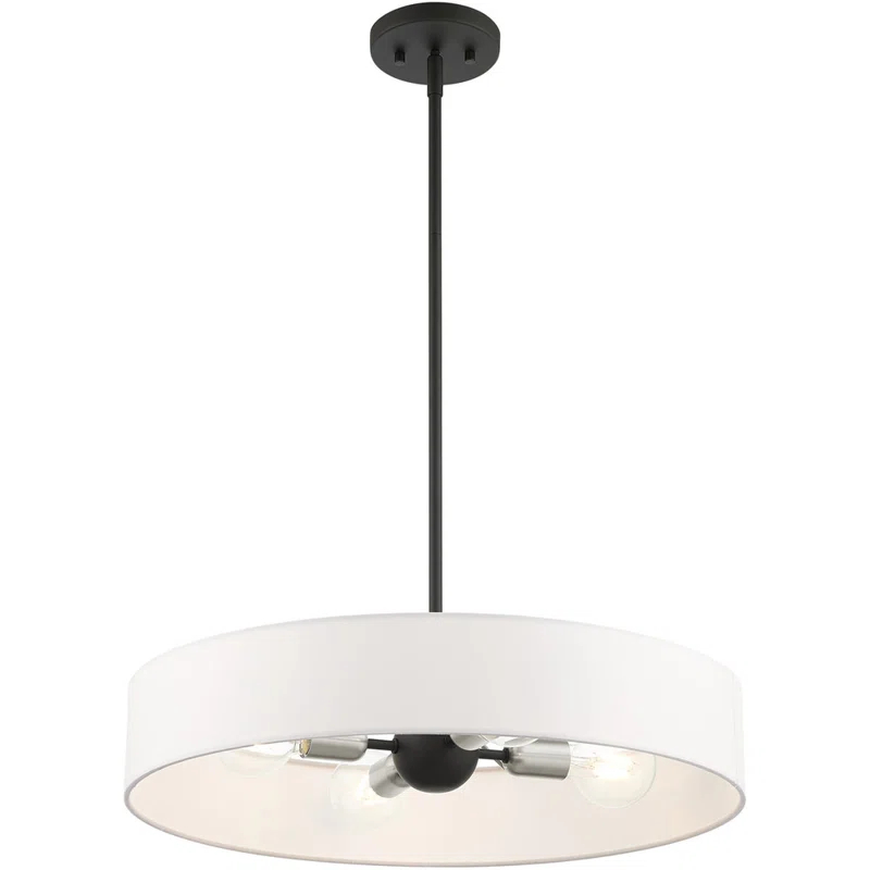 4 - Light Drum Chandelier