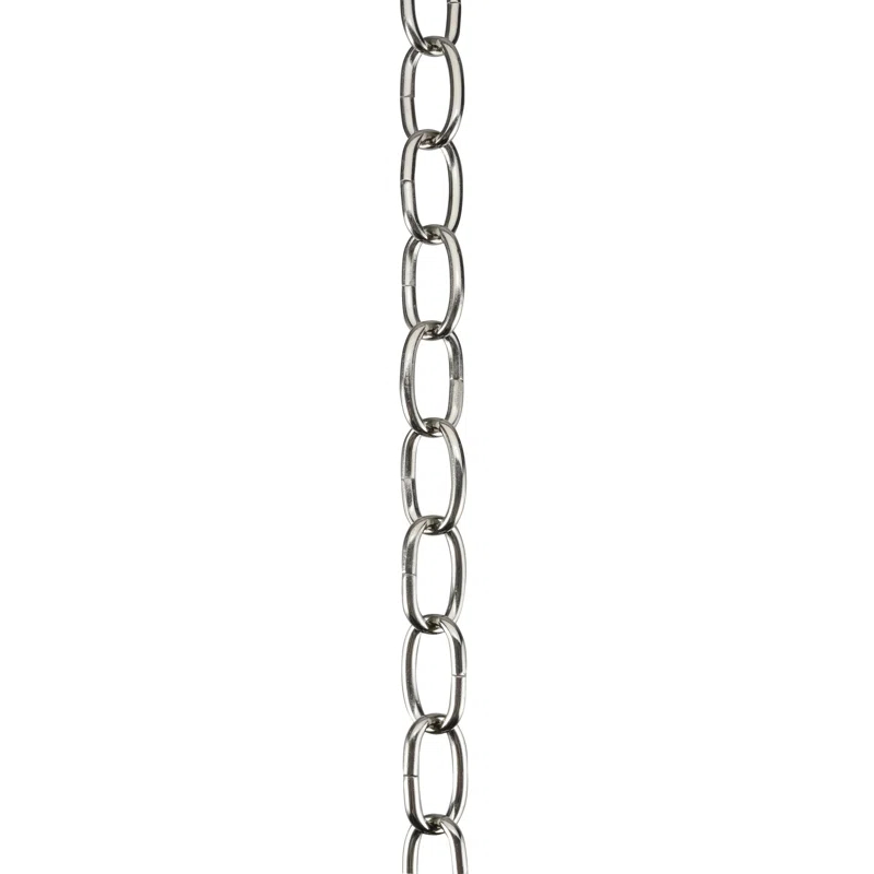 Aspen Creative 21110-51,Steel 10 Feet Heavy Duty Chain For Hanging Up Maximum Weight 40 Pounds-Lighting Fixture/Swag Light/Plant In Antique Brass.11 Gauge.