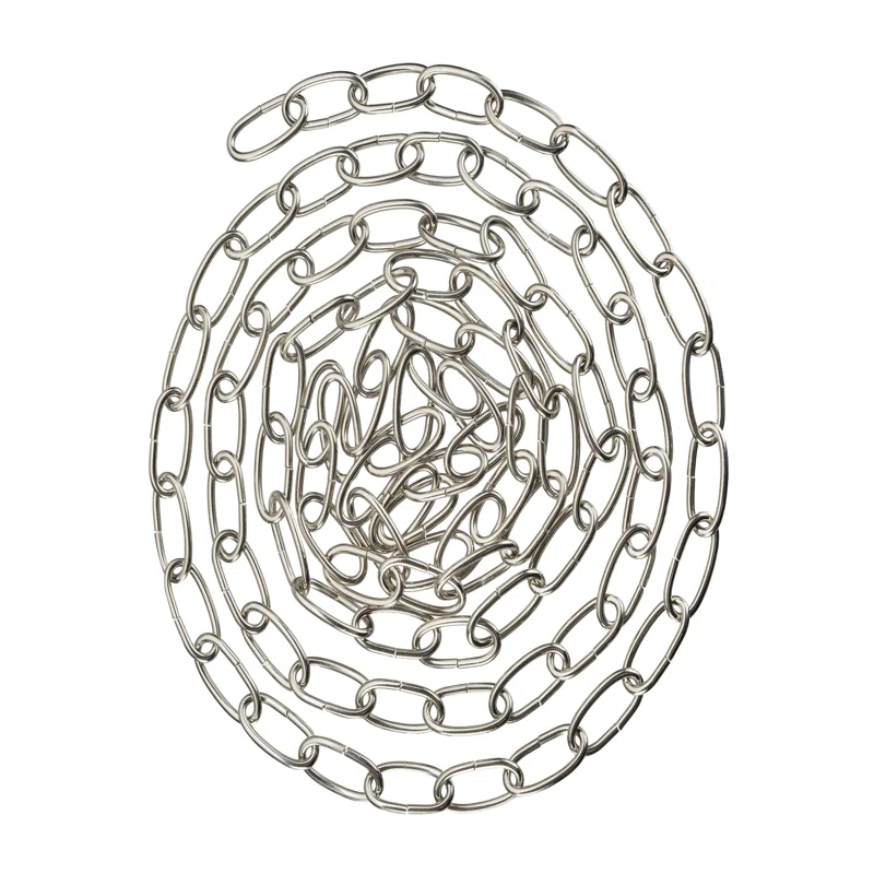 Aspen Creative 21110-51,Steel 10 Feet Heavy Duty Chain For Hanging Up Maximum Weight 40 Pounds-Lighting Fixture/Swag Light/Plant In Antique Brass.11 Gauge.