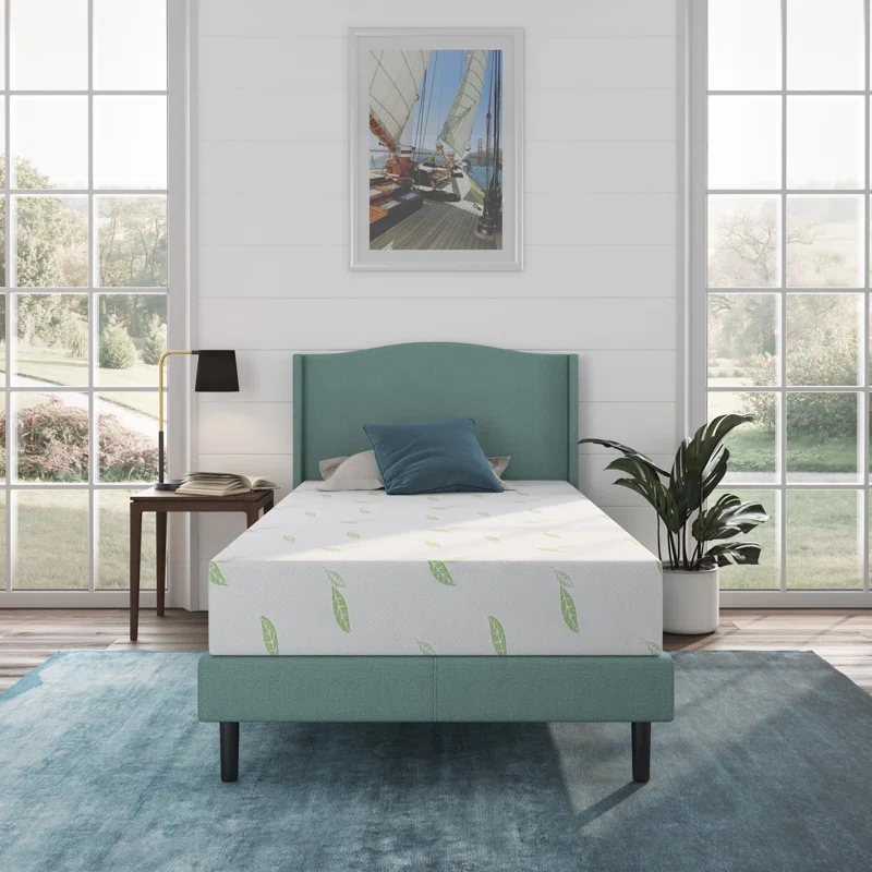 Nap Queen Anula, Green Tea Infused Medium Firm Memory Foam Mattress