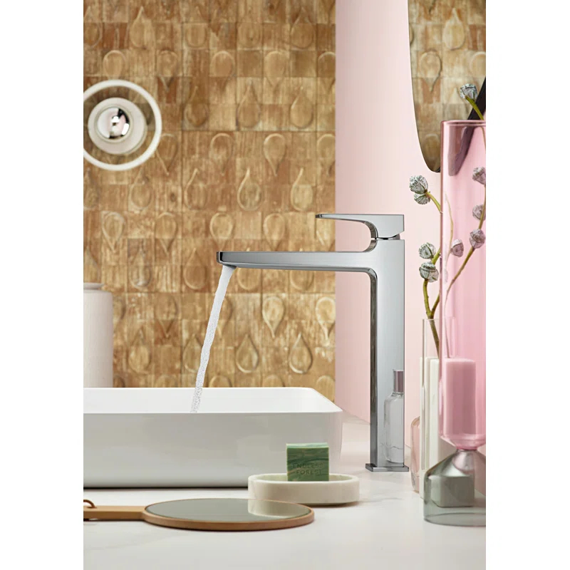 Hansgrohe Metropol Widespread Faucet 110 with Lever Handles and Drain Assembly, 1.2 GPM