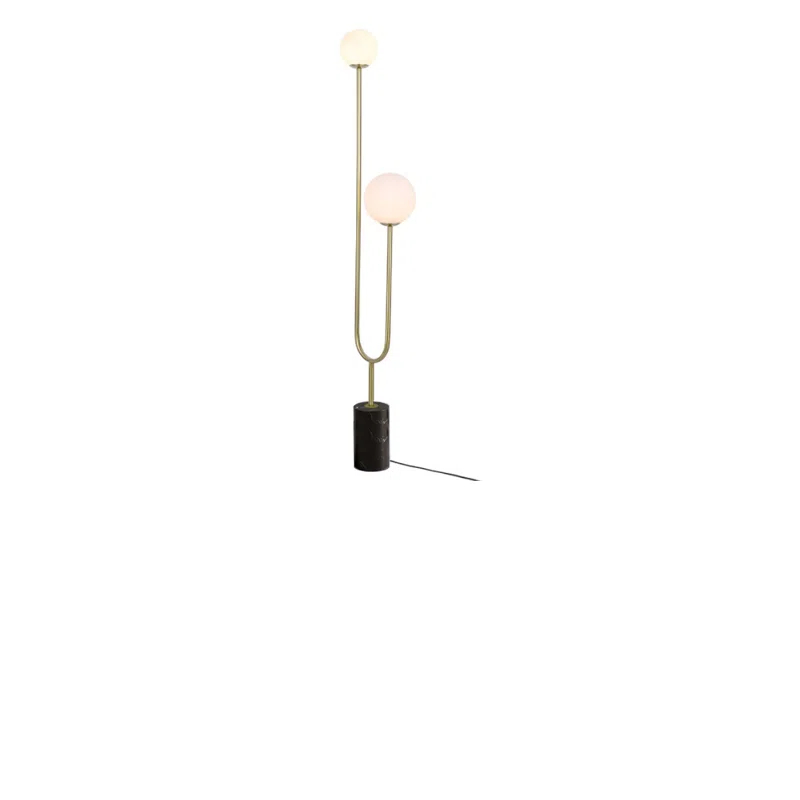 Sunshine Lighting 68.90'' Black Arched Floor Lamp