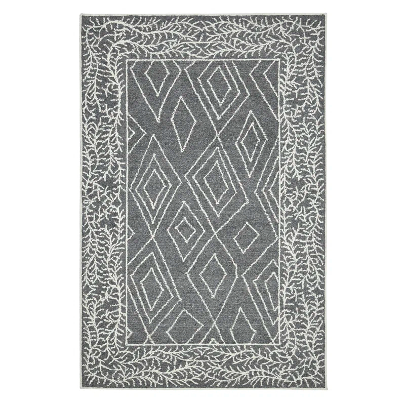 Ahniyla Wool Geometric Rug