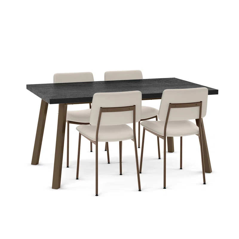 Horton Table and Sullivan Dining Chairs 5 Piece Dining Set
