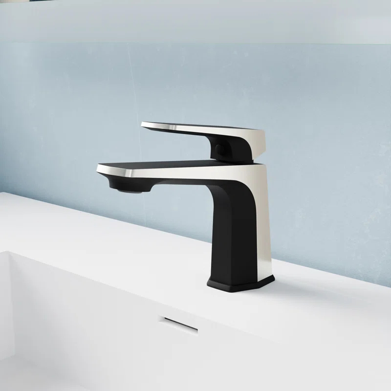 Single-Hole Single-handle Bathroom Faucet with Drain Assembly