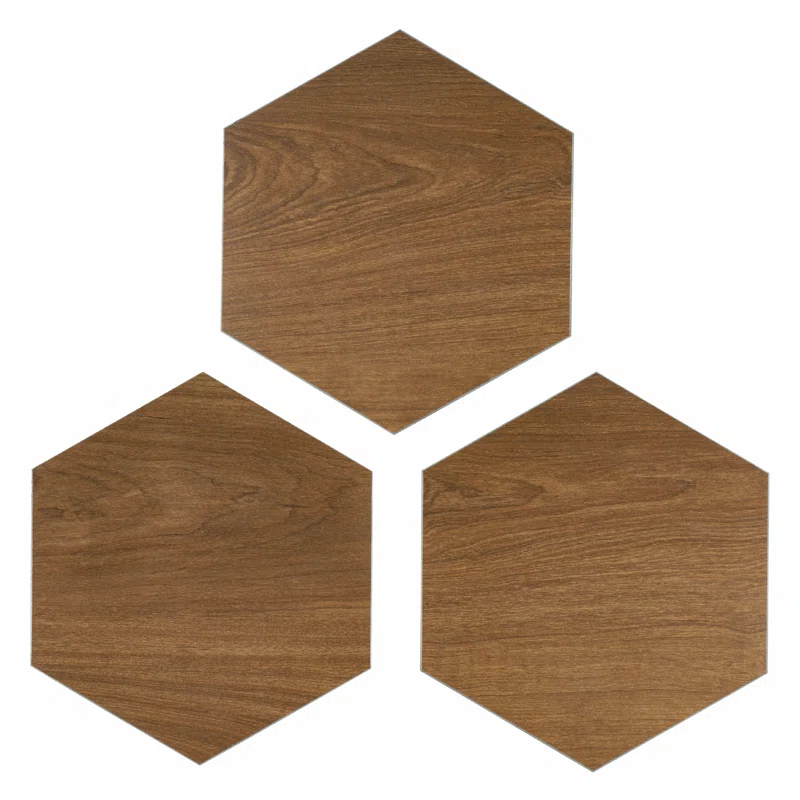 BaseCore HEX 12mil x 5.75" W Peel and Stick Vinyl Plank Flooring