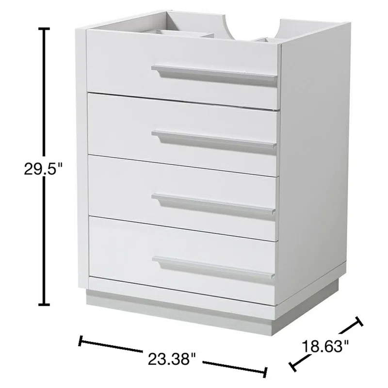 Fresca Livello 24" Single Bathroom Vanity Base Only