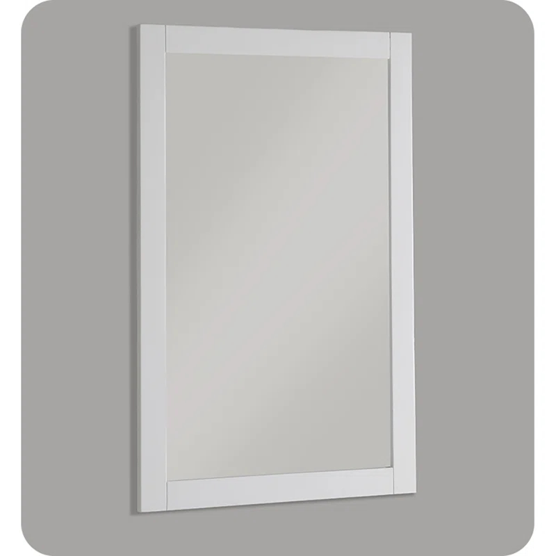 Fresca Manchester 20" Wall Mount Traditional Rectangular Bathroom Mirror