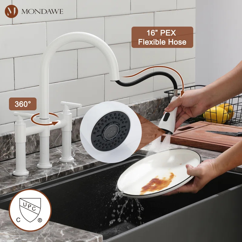 Mondawe Pull Down Kitchen Faucet